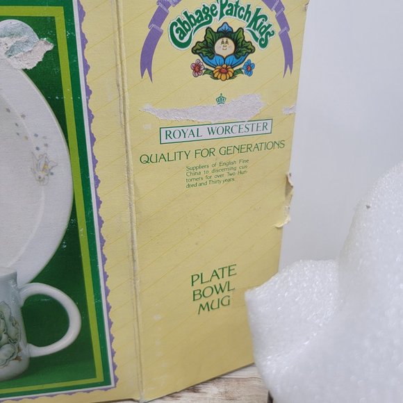 Cabbage Patch Kid 1985 First Edition Dish Set Plate Bowl Saucer - Picture 3 of 16